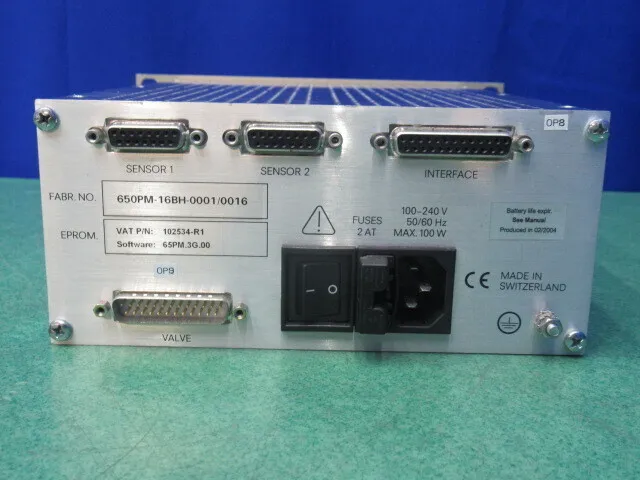 VAT PM-7 Pressure controller Detail Image - ASKINDEX Korea