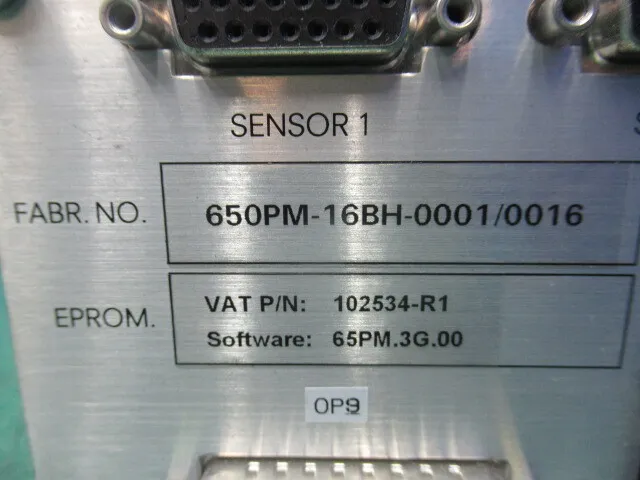 VAT PM-7 Pressure controller Detail Image - ASKINDEX Korea