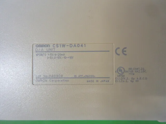 오므론 CS1W-DA041 아날로그 출력 유닛 상세 이미지 - ASKINDEX 코리아