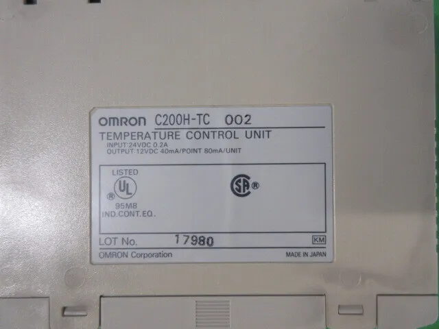 오므론 C200H-TC002 온도 조절 유닛 상세 이미지 - ASKINDEX 코리아