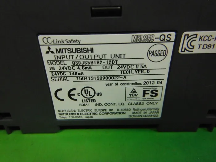 Mitsubishi Electric QS0J65BTB2-12DT Input/Output Unit (PLC) Detail Image - ASKINDEX Korea