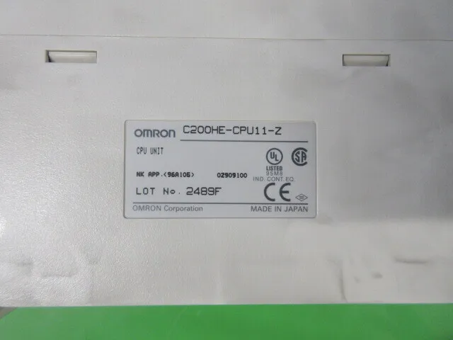 Omron C200HE-CPU11-Z Sequencer (CPU unit) Detail Image - ASKINDEX Korea