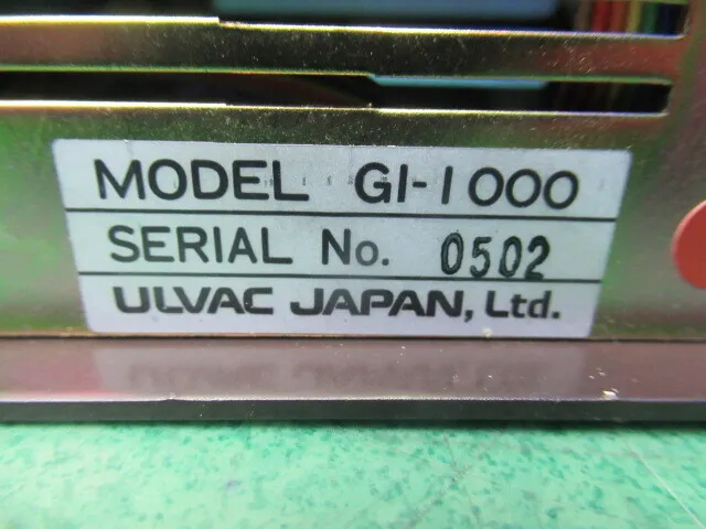 ULVAC GI-1000 Ionization vacuum gauge Detail Image - ASKINDEX Korea