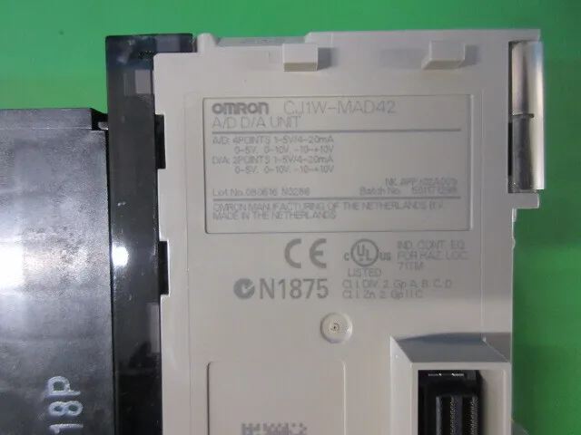 Omron CJ1W-MAD42 Sequencer (input/output unit) Detail Image - ASKINDEX Korea