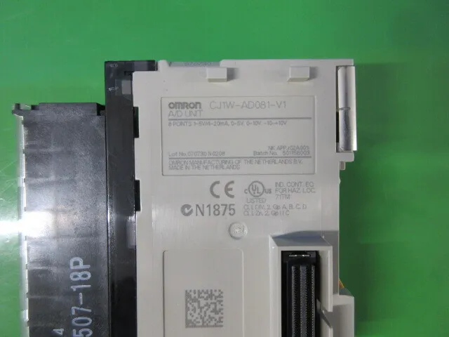 Omron CJ1W-AD081-V1 Sequencer (A/D unit) Detail Image - ASKINDEX Korea