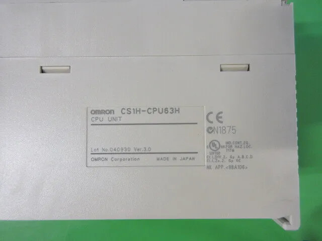 Omron CS1H-CPU63H Sequencer (CPU unit) Detail Image - ASKINDEX Korea