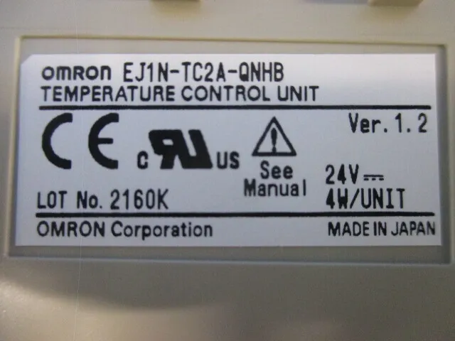 Omron EJ1N-TC2A-QNHB Sequencer (temperature control unit) Detail Image - ASKINDEX Korea