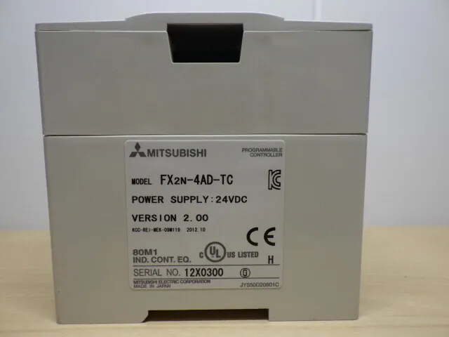 Mitsubishi Electric FX2N-4AD-TC PLC (Programmable Logic Controller) Detail Image - ASKINDEX Korea