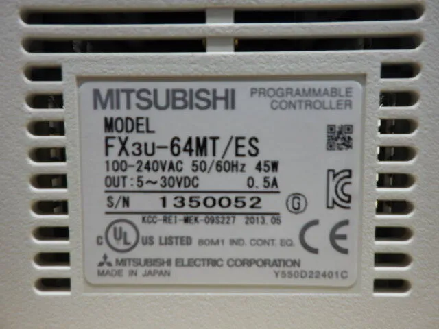 Mitsubishi Electric FX3U-64MT/ES PLC (Programmable Logic Controller) Detail Image - ASKINDEX Korea