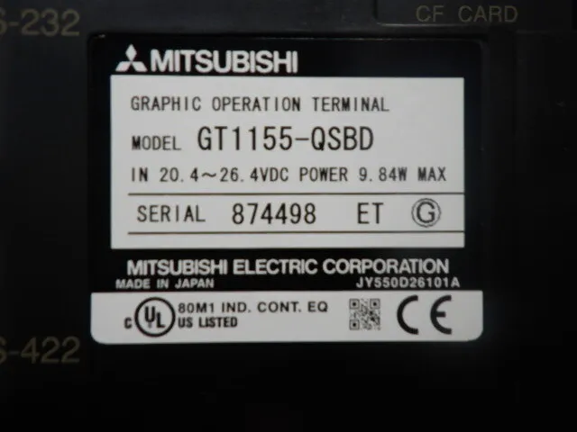 Mitsubishi Electric GT1155-QSBD Touch panel Detail Image - ASKINDEX Korea