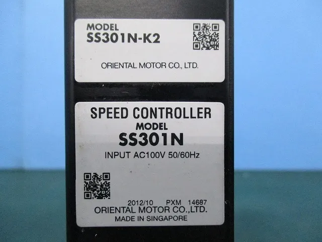 Oriental Motor SS301N-K2 Speed Control Pack Detail Image - ASKINDEX Korea