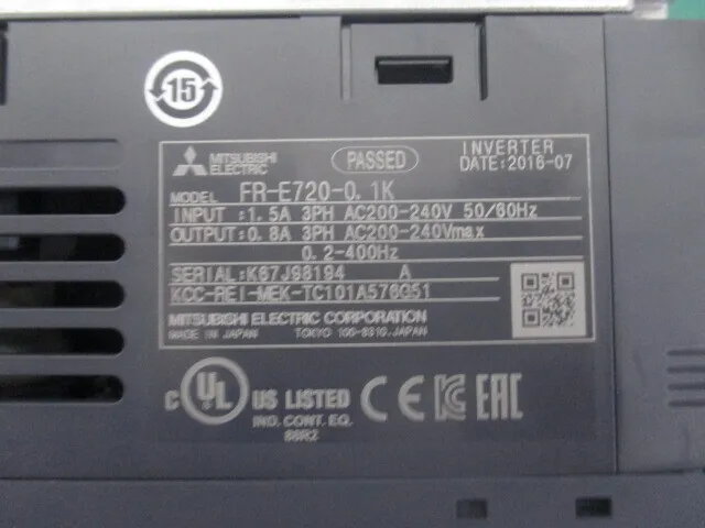 Mitsubishi Electric FR-E720-0.1K inverter Detail Image - ASKINDEX Korea