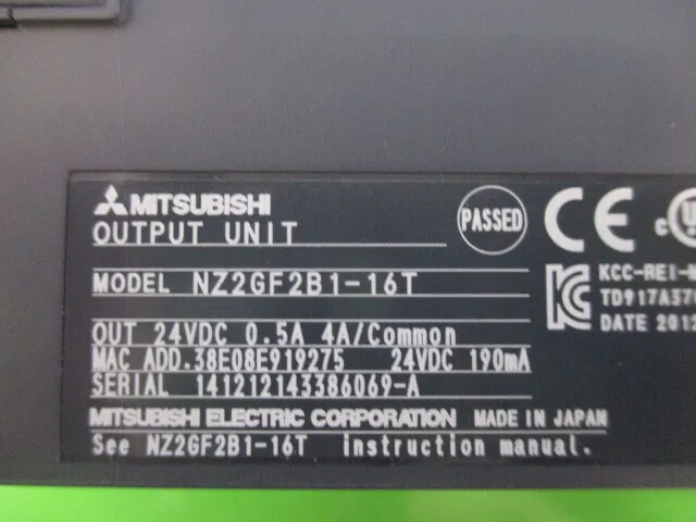 Mitsubishi Electric NZ2GF2B1-16T Sequencer (PLC) output unit Detail Image - ASKINDEX Korea