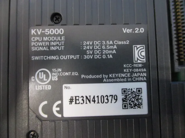 Keyence KV-5000 시퀀서 (PLC) CPU 유닛 상세 이미지 - ASKINDEX 코리아