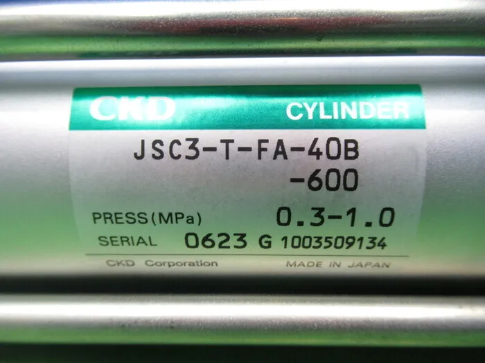 CKD JSC3-T-FA-40B-600 cylinder Detail Image - ASKINDEX Korea