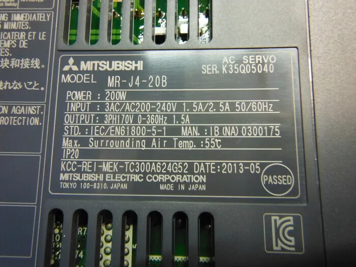 Mitsubishi Electric MR-J4-20B AC Servo Driver Detail Image - ASKINDEX Korea