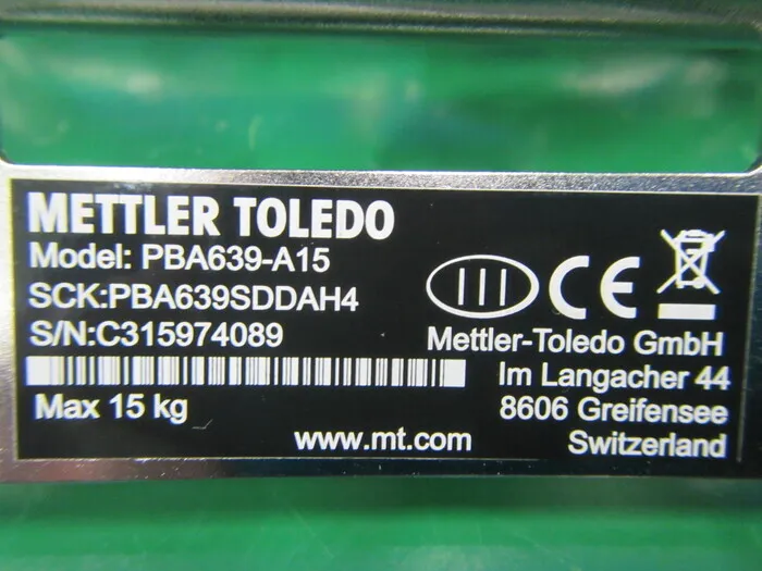 Mettler Toledo PBA639-A15 load cell Detail Image - ASKINDEX Korea