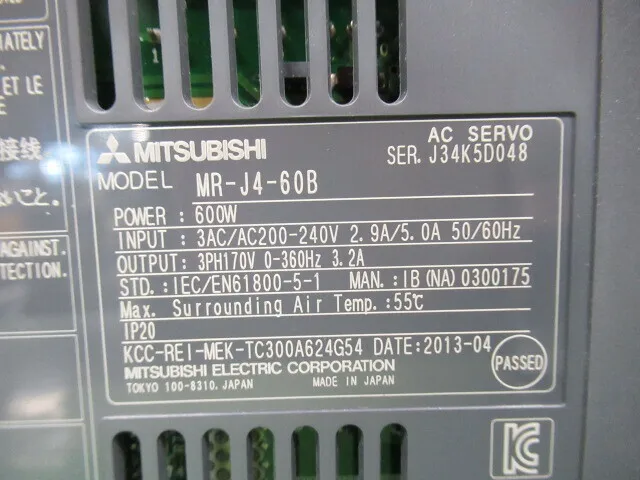 ko_三菱電機 MR-J4-60B ko_ACサーボドライバー 상세 이미지 - ASKINDEX 코리아