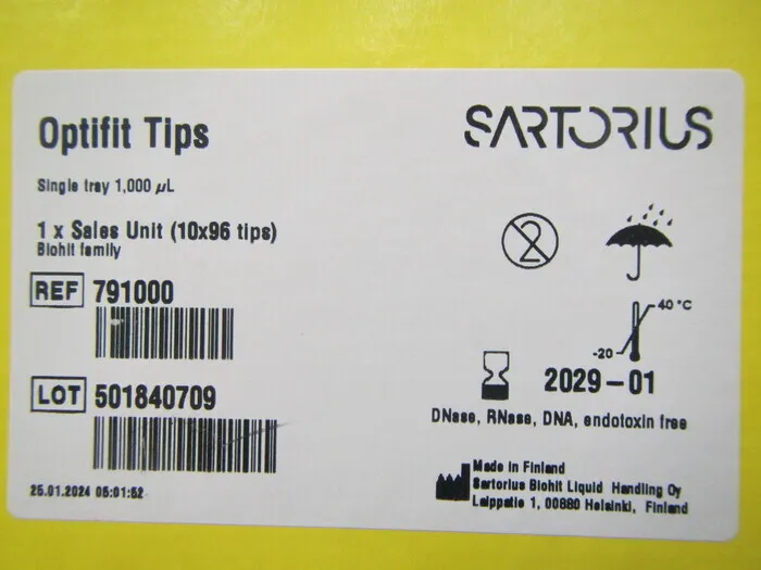 Sartorius 791000 Pipette tip Detail Image - ASKINDEX Korea