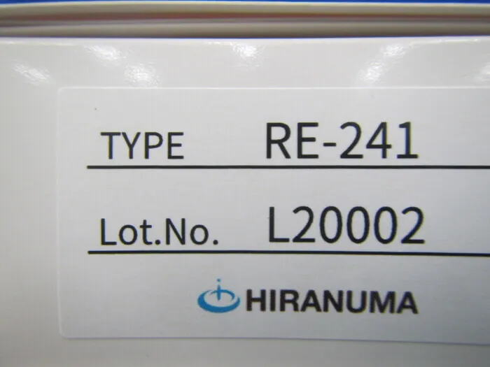 HIRANUMA RE-241 Comparison electrode Detail Image - ASKINDEX Korea