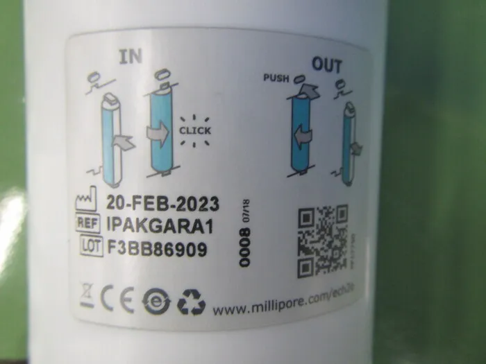 Millipore IPAKGARA1 Pre-filter cartridge (for pure water production equipment) Detail Image - ASKINDEX Korea
