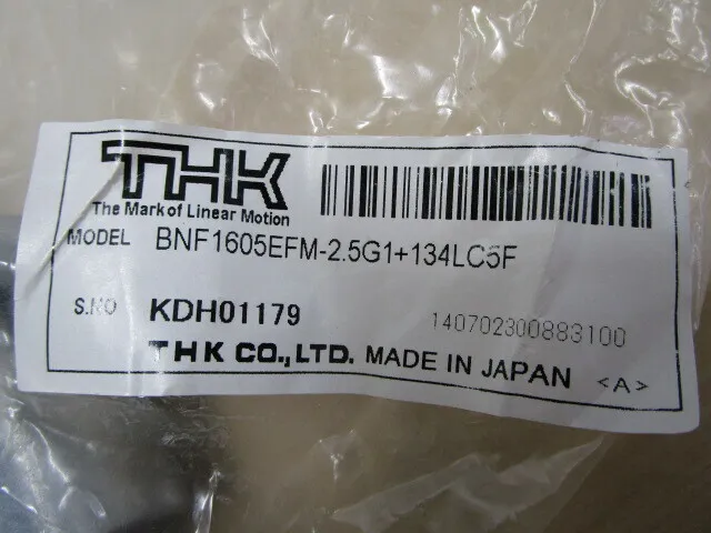 도호쿠 정공 BNF1605EFM-2.5G+134LC5F 볼 나사 상세 이미지 - ASKINDEX 코리아