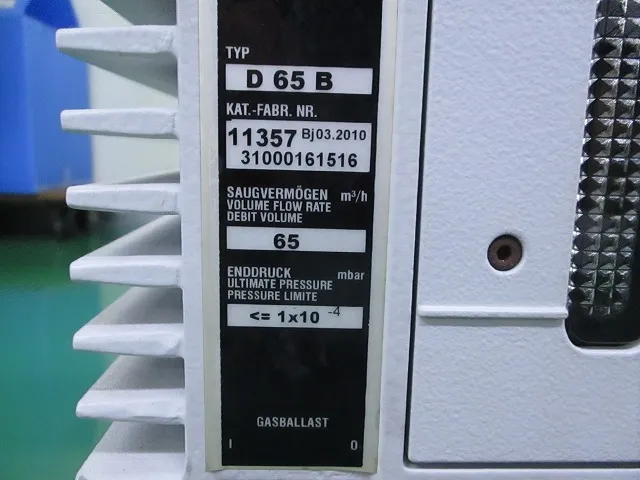 라이볼트 TRIVAC D65B 로터리 펌프 상세 이미지 - ASKINDEX 코리아