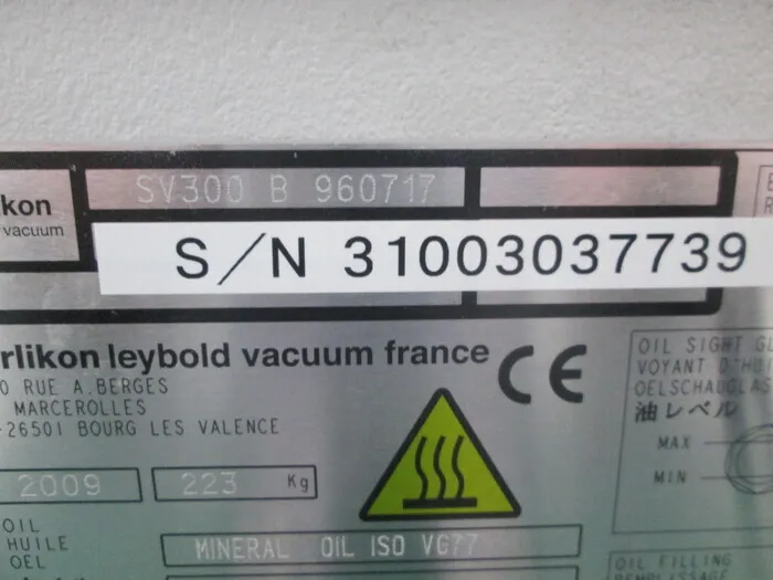 en_ライボルト SOGEVAC SV 300 B en_ロータリーポンプ Detail Image - ASKINDEX Korea