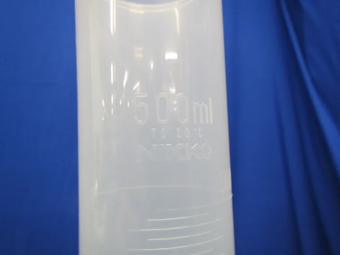 ko_ニッコーハンセン 3003-02　500ｍL ko_メスシリンダー（PP） 상세 이미지 - ASKINDEX 코리아