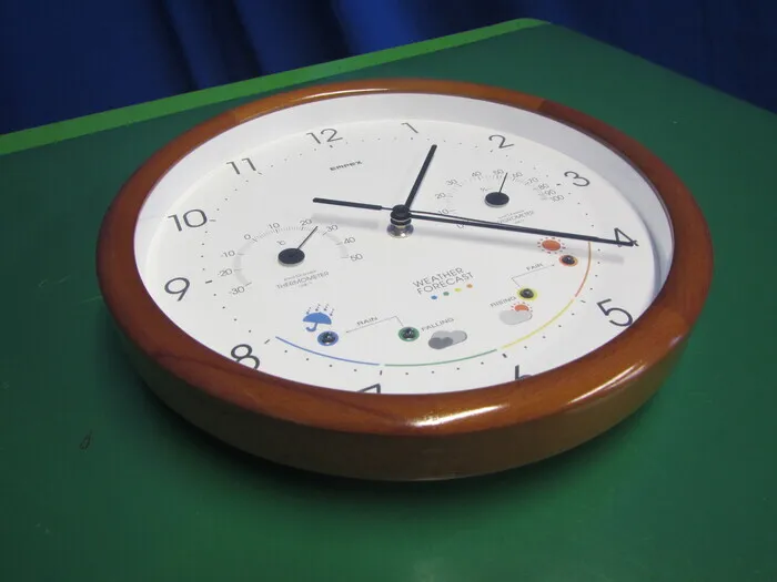 EMPEX Weather Instruments EX-5473 Wall clock Detail Image - ASKINDEX Korea
