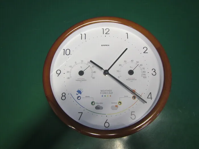 EMPEX Weather Instruments EX-5473 Wall clock Detail Image - ASKINDEX Korea