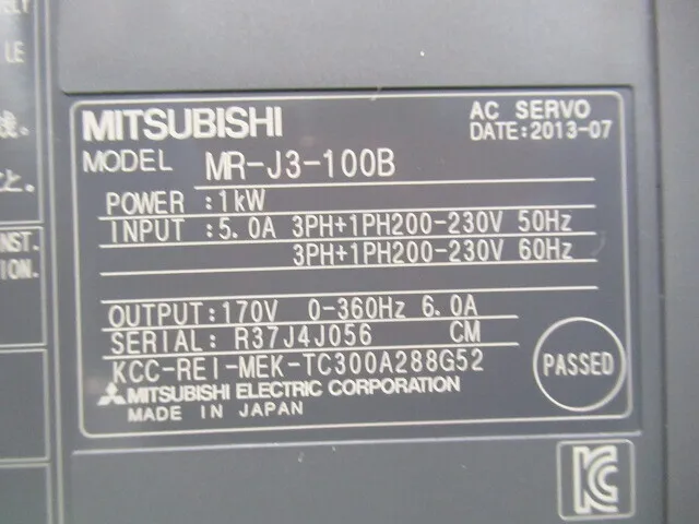 미쓰비시 전기 MR-J3-100B AC 서보 드라이버 상세 이미지 - ASKINDEX 코리아