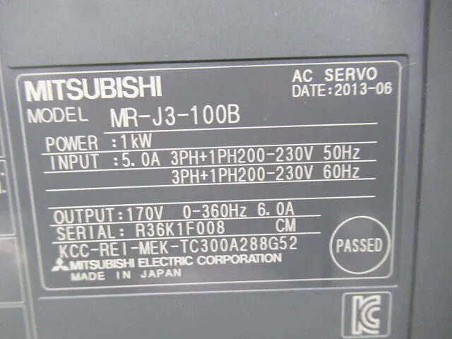Mitsubishi Electric MR-J3-100B AC Servo Driver Detail Image - ASKINDEX Korea