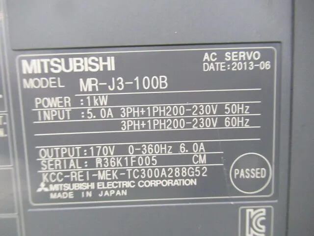 미쓰비시 전기 MR-J3-100B AC 서보 드라이버 상세 이미지 - ASKINDEX 코리아