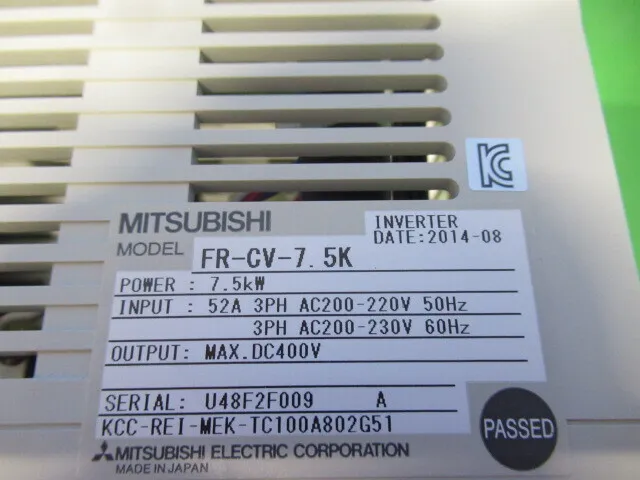 ko_三菱電機 FR-CV-7.5K ko_電源回生共通コンバーター 상세 이미지 - ASKINDEX 코리아