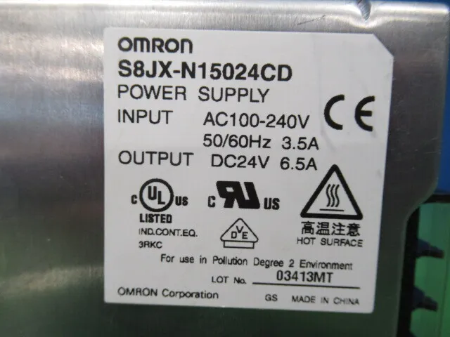 Omron S8JX-N15024CD Switching power supply Detail Image - ASKINDEX Korea