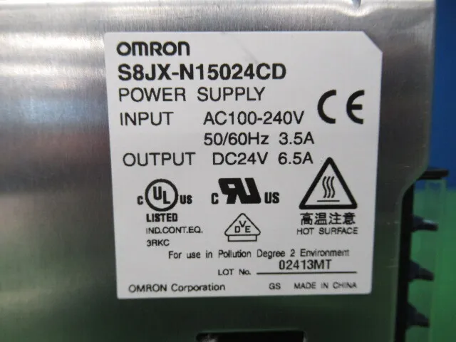 Omron S8JX-N15024CD Switching power supply Detail Image - ASKINDEX Korea