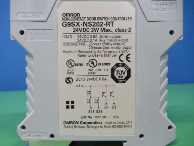 Omron G9SX-NS202-RT Door switch controller Detail Image - ASKINDEX Korea