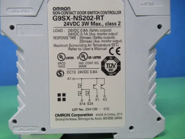 Omron G9SX-NS202-RT Door switch controller Detail Image - ASKINDEX Korea