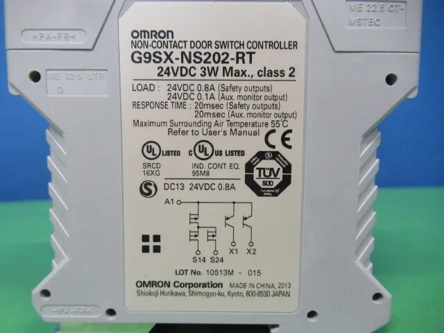 Omron G9SX-NS202-RT Door switch controller Detail Image - ASKINDEX Korea