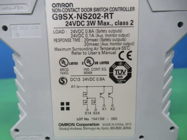 Omron G9SX-NS202-RT Door switch controller Detail Image - ASKINDEX Korea