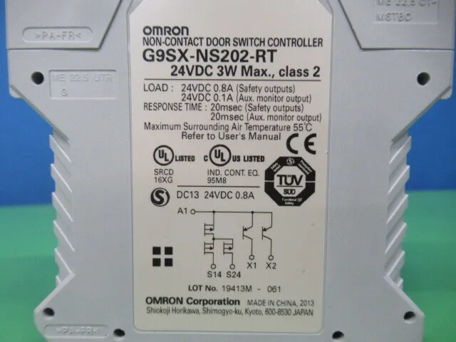 Omron G9SX-NS202-RT Door switch controller Detail Image - ASKINDEX Korea