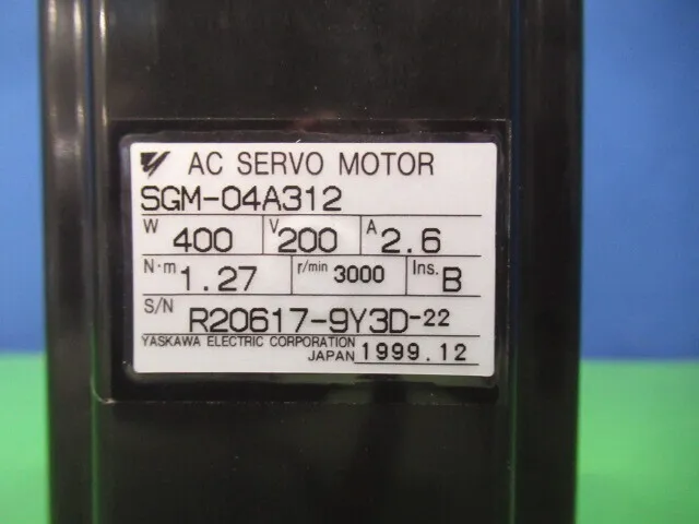 야스카와 전기 SGM-04A312 AC 서보 모터 상세 이미지 - ASKINDEX 코리아
