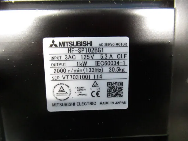 Mitsubishi Electric HF-SP102BG1 AC servo motor (with gearbox) Detail Image - ASKINDEX Korea