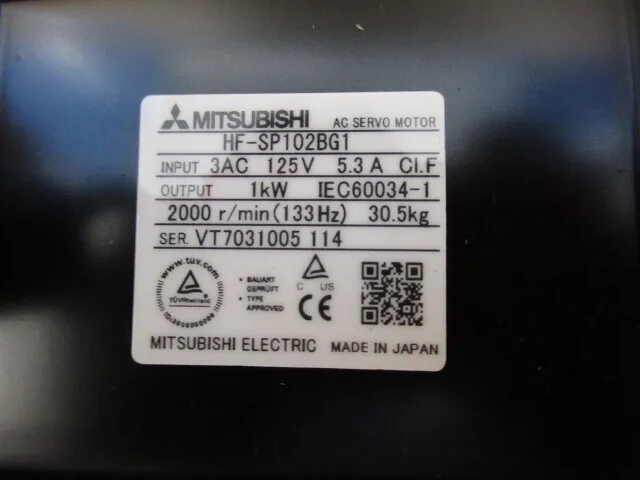 미쓰비시 전기 HF-SP102BG1 AC 서보 모터 (감속기 포함) 상세 이미지 - ASKINDEX 코리아