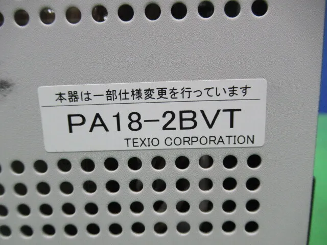 Texio Technology PA18-2BVT DC power supply Detail Image - ASKINDEX Korea