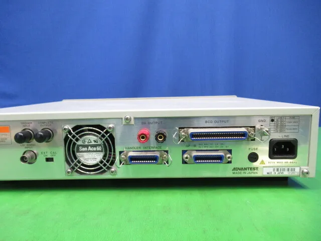 Advantest R8340A Digital ultra-high resistance/micro-current meter Detail Image - ASKINDEX Korea