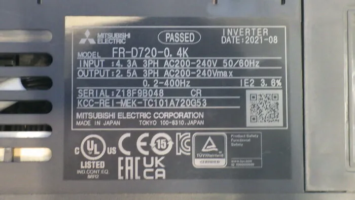 en_三菱電機 FR-D720-0.4K en_インバーター Detail Image - ASKINDEX Korea