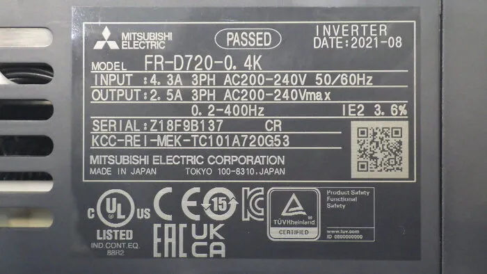 en_三菱電機 FR-D720-0.4K en_インバーター Detail Image - ASKINDEX Korea