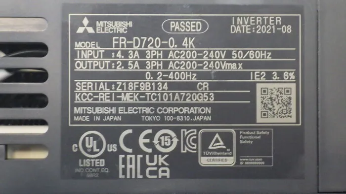 en_三菱電機 FR-D720-0.4K en_インバーター Detail Image - ASKINDEX Korea